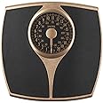 Salter 148 GFEU16 Speedo Dial Mechanical Bathroom Scale – Body Weight Scale with Oversized Dial, Fitness Scale with 136KG Capacity, No Batteries Required, Large Platform, Measures in KG/ST/LBS, Gold