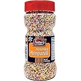 Lieber's Assorted Nonpareils 310g | Tasty Colourful, Bright Sprinkles, Hundreds & Thousands for Baking & Decorating Cakes, Ic