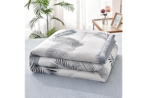 Yinghesheng Quilted Bedspread for Single Double Size, Soft Lightweight Printed Pattern Reversible Quilted Bed Throw Patchwork Quilt, Sofa Blanket,C,150x200cm