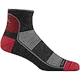 Darn Tough Vermont Men's 1/4 Merino Wool Ultra-Light Athletic Socks, Team DTV, Small (5.5-7.5)