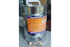 TAPIZADOS LUXOR 1 Garrafa de 5Litros con Aplicación A Pistola/Pegamento de ALTA TEMPERATURA para TECHOS DE COCHE (Especial para AUTO-TECHOS y PUERTAS) (5Litros/ A Pistola)