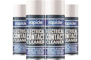 BALAJU HEIGHT 4X BH Electrical Contact Cleaner Spray – Removes Grease, Oil & Dirt from Ignitions, Precision Parts, Circuit Boards, Spark Plugs & Electrical Components – Quick Dry Formula, 250ml each, Pack of 4