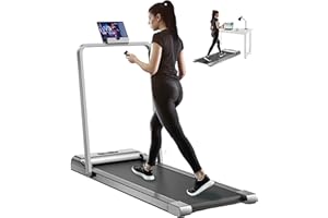 Treadmill Foldable for Home Use,AJUMKER Under Desk Walking Machine for Workout, 1 KM-H to 12 KM-H Exercise Treadmill With Small Space & Power Save for Indoor Fitness Treadmill Electric