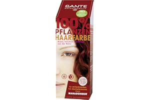 ‎SANTE NATURKOSMETIK SANTE Naturkosmetik Pflanzen-Haarfarbe Pulver Mahagonirot, Hennapulver, 100 g