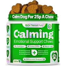 Dr Senst Dog Calming Tablets That Work To Calm Pet Anxiety, Stress ...