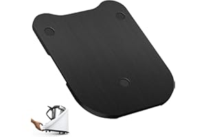 BJNN Planche Coulissante pour Thermomix TM6 TM5, Planche Support pour Thermomix, Planche à Roulettes pour Thermomix, Déplacement Rapide, Plateau pour Thermomix TM6 TM5 avec Roulettes (Noir)