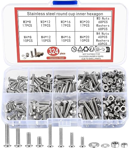 UNC CAP SCREWS A2 STAINLESS STEEL ALLEN KEY BOLTS 8 10 1/4 5/16 3