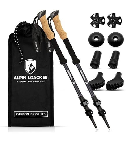 Bâtons Trekking CRIVIT Ultra Légers – Réglables 135cm – Lot De 2
