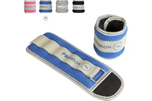 PROIRON Peso Caviglia Peso Polso Durevole Pesi Regolabili con Chiusura a Strappo per Fitness, Esercizio Fisico, Passeggiate, Jogging, Ginnastica, Aerobica, Palestra