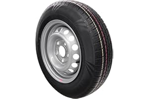 TRAILER PARTS4U Kompletne koło 155/80R13 84N 112 x 5, 5 otworów, 155 R 13 do samochodów osobowych, przyczepa 4,5 Jx13, koło do przyczepy