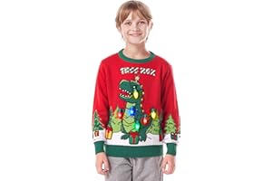 Giggling Getup - Maglione di Natale brutto abbinato per la famiglia, maglione di Natale con luce per donne, uomini, ragazzi e ragazze