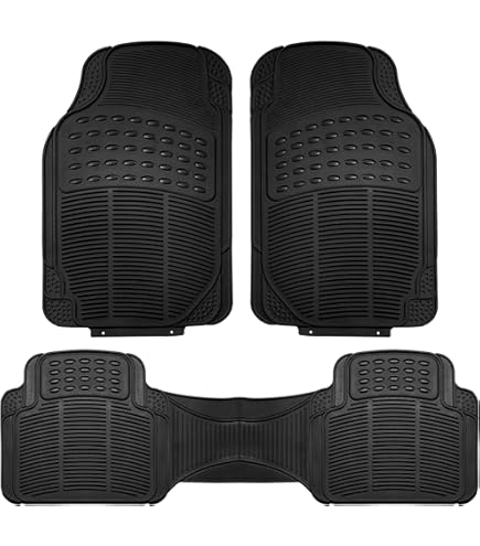 NEW OEM 2014-2019 NISSAN ROGUE 4 PC ALL WEATHER RUBBER FLOOR MATS - BLACK