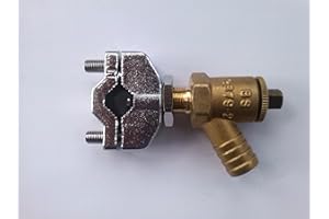 GASERVE LONDON LTD Drain Off Cock Valve SELF Cutting 15MM