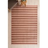 Koza Halı Stripe Terra Kilim Kaymaz Taban Salon Oturma Odası Antre Halısı 33012a, 60 x 100