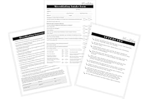 LASHICORN Microblading Intake, Consent, and Aftercare Form | 75 Pack | 8.5 x 11" A1 Forms | Clients Signature | Consent Forms for Microblading | Clients Signature | Minimalist Design