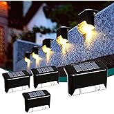 BRITSPEAR Solar Light Outdoor Garden And Homes, Waterproof Sun Led Lights For Stairs Step Fence Balcony Railling Deck Paio Pa