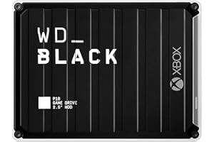 WD_BLACK P10 5TB Game Drive for Xbox One for On-The-Go Access To Your Xbox Game library