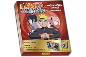 Panini Naruto Shippuden 2 - Set di 1 album + 18 tasche + 3 carte edizione limitata, 004628MCOUAFC