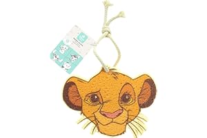 DISNEY - Spugna a forma di Simba, Re Leone, 13 x 8,5 cm - per bambini - Prodotto ufficiale Disney