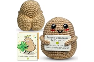 Sparkle x Lab Positive Potato Patate Français Positive, Cadeau Anniversaire Femme Homme, Cadeau Original & Amusant, Decoration Maison Fun et Inspirante, Cadeau pour Couple Collegue Homme Femme