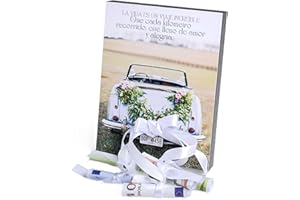 GALILEA GLOBAL GG Galilea® Regalos de Boda para los Novios - Ideas para Regalar Dinero Boda con Marco Elegante y Creativo - Sois los siguientes Novios