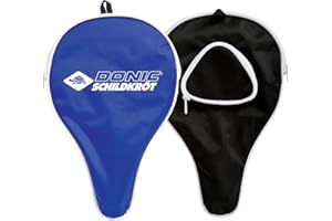 ‎SCHILDKRÖT Donic-Schildkröt Tischtennis Schlägerhülle Classic, Schlägerhülle für einen Schläger, extra Ballfach für 3 Bälle, klassisches & trendiges Design