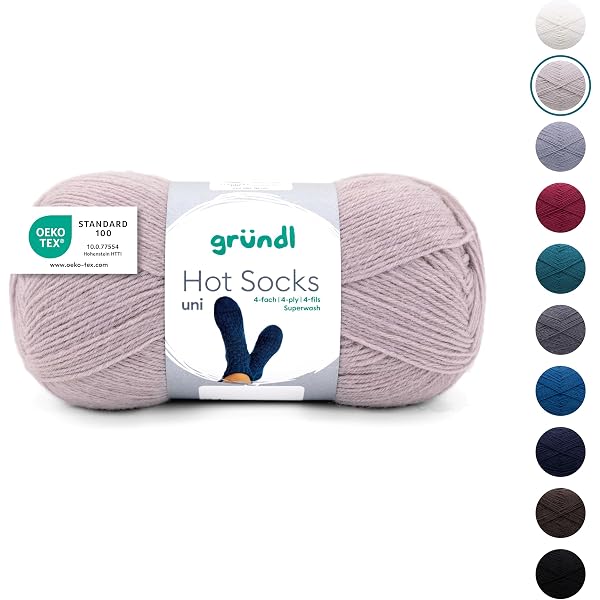 Wollidu Tina - Ovillo De Lana Para Calcetines, 4 Hilos, 75