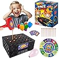 Moonmen Whack a Balloon Game, Bang Popping Tricky Balloon Tabletop Board Game Night for Family Party, Whack a Mole Game, Explosion Balloon Box Toy Game for Adults and Kids
