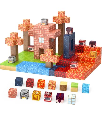 HUIKUANGEU 111 Pièces Blocs De Construction Magnétiques 3D Lumineux - Jouet Éducatif Créatif Pour Enfants