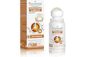 Puressentiel - Articulations et Muscles - Roller aux 14 Huiles Essentielles - Soulage les douleurs musculaires, articulaires et les courbatures – Dos, genoux, jambes du sportif - 75 ml