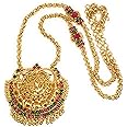 Sasitrends One Gram Micro Gold Plated Dollar Mugappu Chain for Girls & Women