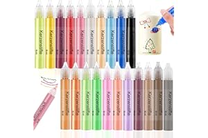 Scentoria 21 Stück Wachsstifte für Kerzen und Bemalung von Kerzen, Tassen und Keramik, 15 ml