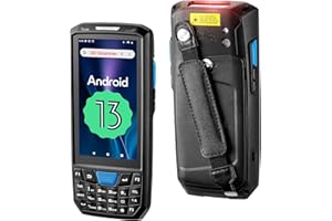 MUNBYN 2025 Android Barcode Scanner 035Pro, Android13 PDA, 4GB+64GB Barcode Scanner, équipé avec Honeywell N6703 1D 2D QR Code Scanner, Scanner d'inventaire IP66 avec Logiciel pour entrepôt