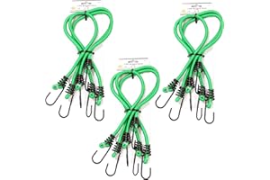 DynaSun Lot de 9 en caoutchouc Expander sangle Sangle pour valise bagages cordon élastique Sangles élastiques pour bagage, 23142 3 x fh45617