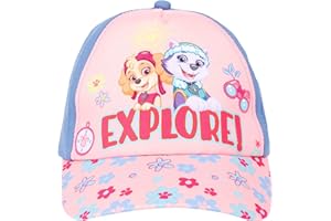 UNITED LABELS Paw Patrol Casquette pour fille Skye Explore! Casquette de baseball pour enfant Rose/bleu, multicolore, taille unique