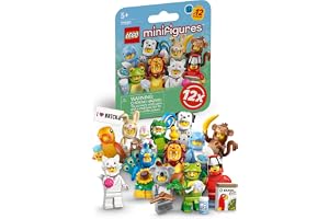 Lego minifigurer serie 28 med 12 figurer: komplett uppsättning Lego minifigurer serie 71051 djur (inklusive tryckt kakel)