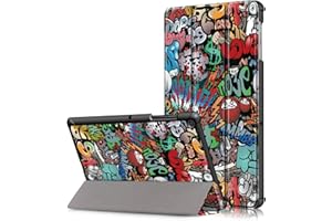 Fmway Etui do Samsung Tab S5e, Smart Leather Cover z funkcją stojaka, automatyczne budzenie/uśpienie, do Samsung Galaxy Tab S5e T720 T725