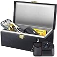 Samfolk Faraday Box with Faraday Pouch 2 Pack, Keyless Entry Car Key Safe Protector RFID Anti-Theft Signal Blocking Cages