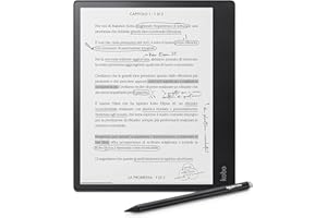 Kobo Elipsa 2E | eReader | Touchscreen antiriflesso da 10,3" con ComfortLight PRO | Kobo Stylus 2 inclusa | Luminosità regolabile | Wi-Fi | Tecnologia Carta E Ink | 32 GB di archiviazione