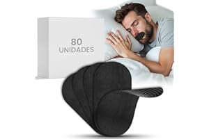FASTRAY 80 uds-Tiras Bucales para Dormir (3,8x7,6cm)-Cintas Mouth Tape Cómodas y Transpirables-Adhesivo Hipoalergénico Premium-Promueven la Respiración Nasal para un Sueño Profundo y Descanso Natural