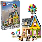 LEGO Disney and Pixar ‘Up’ House Buildable Toy with Balloons, Carl, Russell and Dug Figures, Collectible Model Set, Iconic Gi