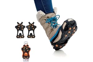 Sidas Walk Traction, Crampons à Neige, Crampons antiglisses et antidérapants, Chaussures de randonnée ou Bottes de Neige