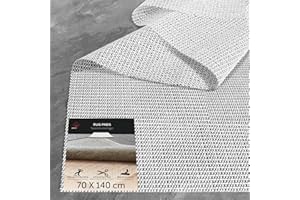 aboveBED Anti Slip Rug Underlay 70 x 140 cm, Non Slip Mat Cut to Size, Rug Carpet Gripper Liner for Laminate and Wooden Floors, Multipurpose Anti Slip Mat for Drawers, Shelves, and Carpets (White)