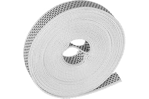 ‎WAREMA WAREMA Roller shutter belt, width 14 mm, black and white, length 4.50 m, roller shutter webbing