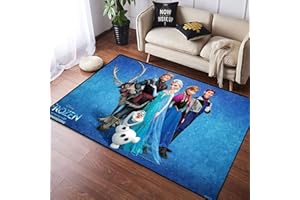 BILIVAN Teppich mit Motiv Die Eiskönigin total frech groß für Kinderzimmer Spielzimmer Schlafzimmer (50 x 80 cm)
