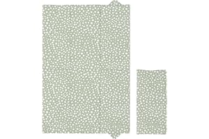 Travel Changing Mat by Mama Shack - Foldable Baby Changing Mat - Lightweight & Waterproof - Ideal for On-The-Go Nappy Changes (Sage Spotty)