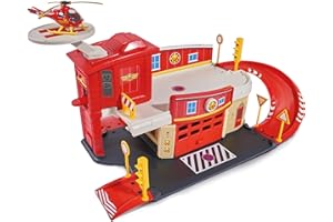 Dickie Toys - 203099623 - Caserne de pompiers - Fireman Sam - Radiocommane - Echelle 1/64