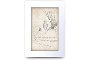 HWC Trading Winnie the Pooh Spell Feel Love A4 Printed Quote Nursery Print Baby Shower Room Gifts New Born Bedroom Gift Print Photo Picture Display