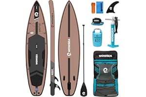 WOWSEA Quest Q1 Stand Up Paddle Board Hinchable, Durable y Estable Niños Sup Tabla Inflable, Sup Hinchable Agradable, Buena Opción para La Enseñanza Acuática y Recreación