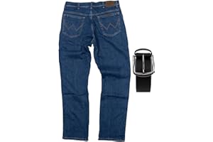 ALL TERRAIN GEAR X WRANGLER Regular Fit Wrangler Stretch Herren Jeans inkl. Texas Gürtel